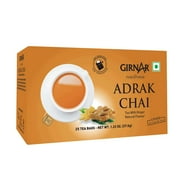 Girnar Adrak (Ginger) Tea Bags, (25 Tea Bags)