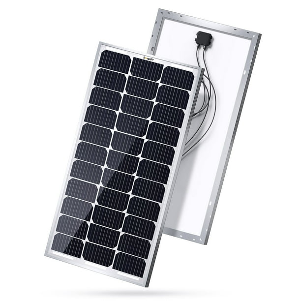 BougeRV 9BB 100 Watts Mono Solar Panel, High Efficiency HalfCut Cells