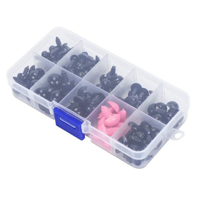 Plastic Eyes Noses, Teddy Bear Noses DIY Toy Materials Durable Sturdy For Teddy Bears For Stuffed Animals