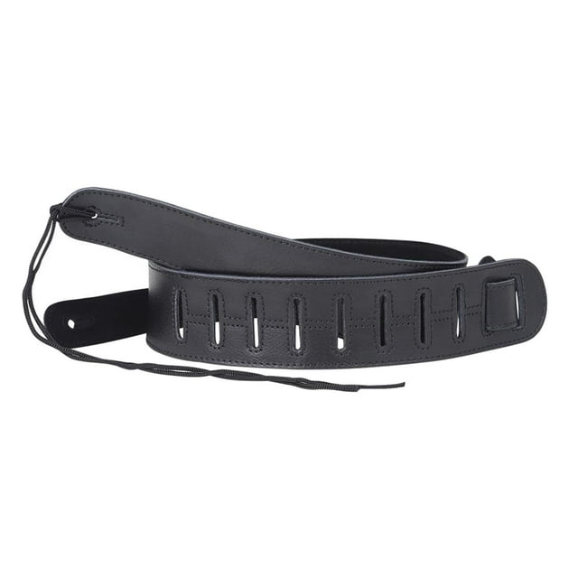 MERIGLARE Guitar Straps Full Leather Design Easy Adjustable Comfortable Black