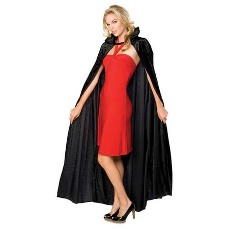 Long Black Crushed Cape