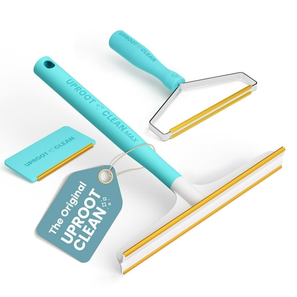 Uproot Clean Fur-Nado Survival Kit - Uproot Cleaner Pro Pet Hair Remover + Mini & Max Variants - Pet Hair Removers and Carpet Scraper - Easy
