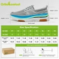 thumbnail image 3 of OrthoComfoot Comfortable Mens Walking Shoes with Arch Support for Plantar Fasciitis, Casual Leather Orthopedic Slip On Loafers, Adjustable Lace Up Slip Resistant Fashion Shoes for Driving, 3 of 7