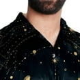 thumbnail image 5 of Constellation Men's Short Sleeve Shirts, Casual Hawaiian Print Button Down Summer Beach Top Unisex, 5 of 6