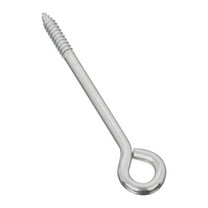 National Hardware 6 in. L Zinc-Plated Silver Steel Lag Screw Eye 1 pk
