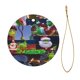 thumbnail image 2 of Adorno navideño colgante Grin-Ch para árbol de Navidad: adornos colgantes de cerámica para fiestas: ideas para regalar adornos navideños, 2 of 8