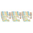 thumbnail image 1 of Transemion 6pcs Wide Application And Childlike Wrapping Paper For Versatile And Fun Gift Wrapping Colorfast PZ003-6 3Set, 1 of 6