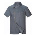 thumbnail image 1 of Manga Corta Uniforme Chef Cocina Gastronomia Moda, 1 of 5