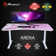 thumbnail image 5 of Arozzi Arena Gaming Desk - White Pink, 5 of 5