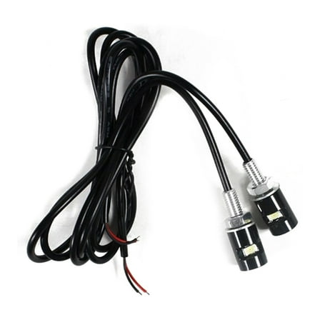 HEMOTON 2pcs 12V 1W Car LED License Plate Light