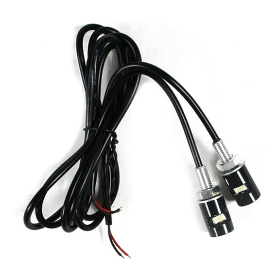 HEMOTON 2pcs 12V 1W Car LED License Plate Light