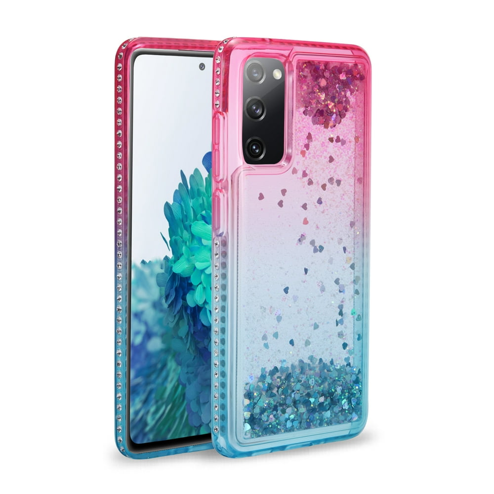 Samsung Galaxy A42 5G Phone Case, Slim Liquid Glitter Dual Colors Stylish for Samsung Galaxy A42