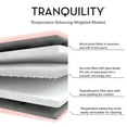 Tranquility Kid's Weighted Blanket, 6lbs with Washable Cover, Pink