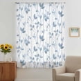 thumbnail image 3 of Branches Leaves Sheer Curtains 72 Inches Long, Spring Summer Botanical Wooden Rustic Light Filering Curtains, Breathable Simi Curtain Privacy Drapes for Living Room Bedroom Window Treatment, 3 of 9