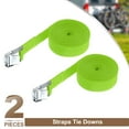 thumbnail image 3 of Uxcell 2pcs Straps Tie Downs 13.12 ft x 0.98" 551lb Safe Work Load, Light Green, 3 of 7