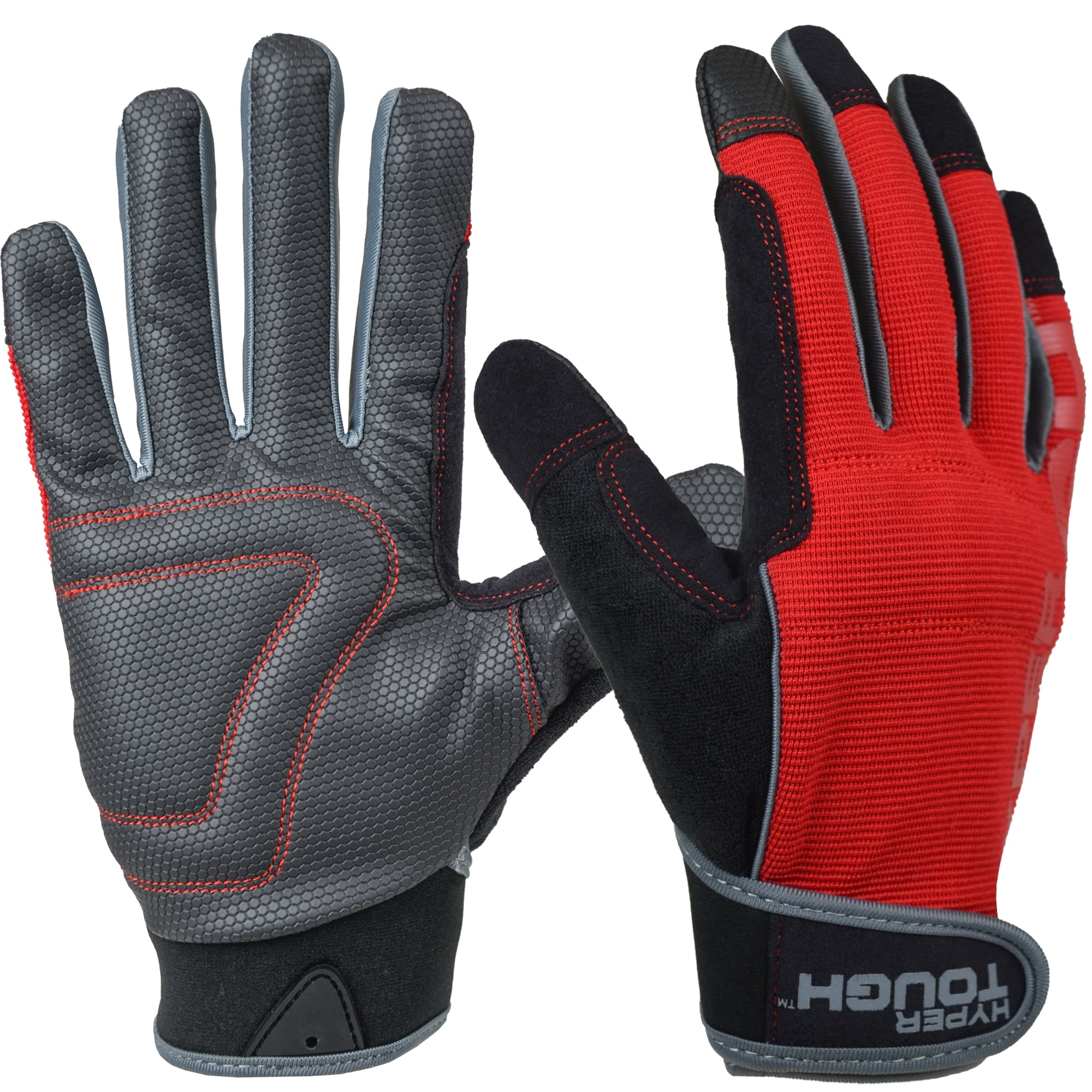 Hyper Tough Hyper Tough Men's Large Touchscreen Gripping Gloves