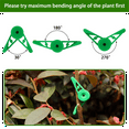thumbnail image 6 of 60 Pcs 360 Degree Adjustable Plant Clips Plant Branches Bender Stem Trainer Clips for Low Stress Training White, 6 of 8