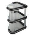 thumbnail image 1 of 3 Tiers Desktop Cosmetics Storage Rack, Multipurpose Makeup Organizer, Simple Stylish Desktop Corner Stand - Large Capacity Perfume Skincare Organizer for Bathroom Kitchen Office, 1 of 7