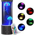 thumbnail image 1 of Lámpara de mesa KIKILIVE Jellyfish con control remoto de 17 colores, 1 of 9