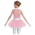 thumbnail image 2 of Haitryli Big Girls Shiny Sequin Ballet Leotard Tutu Dress Layered Tulle Skirt Gymnastics Dance Ballerina Outfit Pink 16, 2 of 5