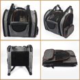 thumbnail image 4 of Carrying bag for dogs and cats, foldable and breathable carrier for dogs, portable carrying case with adjustable strap for the shoulder, bag for cats and small dogs, maximum load 5 kg (style 1), 4 of 4