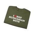 thumbnail image 3 of Hungarian Hungary Wife Girlfriend Husband Sweatshirt Gifts Crew Neck Shirt, 3 of 3