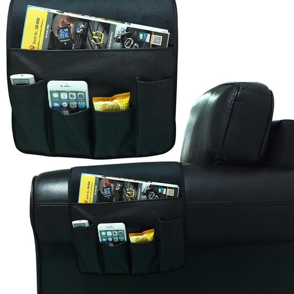 Kiplyki Anti-slip Sofa Couch Chair Recliner Armrest Soft Caddy Organizer Holder