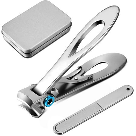 2 Pieces Thick Toenail Clipper for thick nails Wide Jaw Opening Nail ...