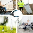 thumbnail image 5 of 32" Reacher Grabber Tool, ORFELD Handy Trash Claw Grabber Reaching Assist Pick up Tool Blue, 5 of 7