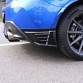 thumbnail image 4 of IKON MOTORSPORTS Rear Aprons, Compatible with 2022-2024 Subaru BRZ & Toyota GR86, JDM Style PP Polypropylene Rear Bumper Lip Lower Side Spat Valance Winglet Canard Protector 2PCS, 4 of 8
