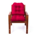 thumbnail image 1 of Minkissy 2Pack Seat Pad Cushions Red Polyester Courtyards, 1 of 8