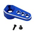 thumbnail image 2 of Servo bocinas de Metal de aluminio M3 25T, piezas de mejora de brazo de dirección de Metal de roscas 1:18 M3 para modificación de coche RC de camiones Azul oscuro CUTICAT Servobrazo RC, 2 of 8