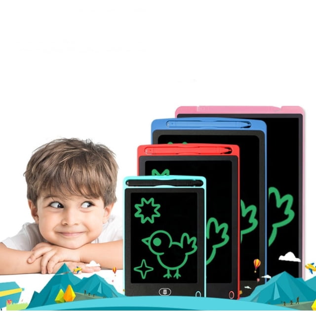 4.4/6.5/8.5/10/12 Inch LCD Handwriting Board Electronic Drawing Board Children Hand Painted Educational Toys12 inch pink He Qiyong unisex