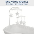 thumbnail image 3 of Delta Children SmartSleep Auto Glide Bassinet with Bluetooth, Alloy, 3 of 11