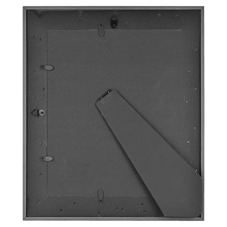 Mainstays 8 x 10 Rectangle Metal Tabletop Picture Frame, Pewter