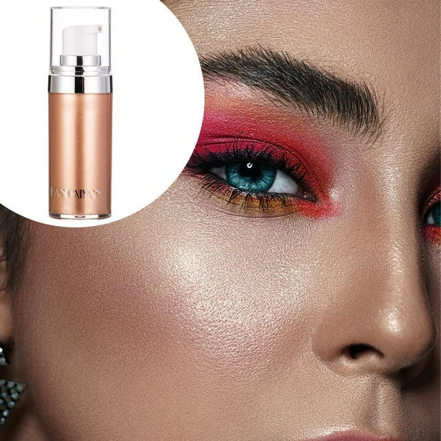 Highlighter makeup Illuminating Primer para Brillo Iluminador de Pómulos Faciales - Dorado Salvador Iluminador Liquid Glow
