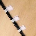 thumbnail image 5 of 10 Pack Reusable Hook and Loop Cable Ties with Self-Adhesive Backing Adjustable Cord Organizer Straps for Under Desk Wire Management Computer Cables Headphones Christmas Lights Home Office Use, 5 of 6