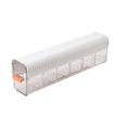 thumbnail image 1 of Removable Wall Mounted Underwear Organizer Dustproof Moistureproof Drawer Organizer for Bedroom Home White, 1 of 4
