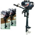 thumbnail image 6 of FETCOI Boat Engine, 2-Stroke 3.5HP Outboard Motor Boat Engine Water Cooling System 2.5KW, 6 of 9
