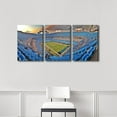thumbnail image 2 of 3 Panel Denver Canvas Wall Art American Soccer Prints Sports Artwork Wall Decor Stadium Picture Canvas Art for Bedroom Living Room Broncos Stadium Paintings Posters Framed Ready to Hang (42"Wx20"H), 2 of 5