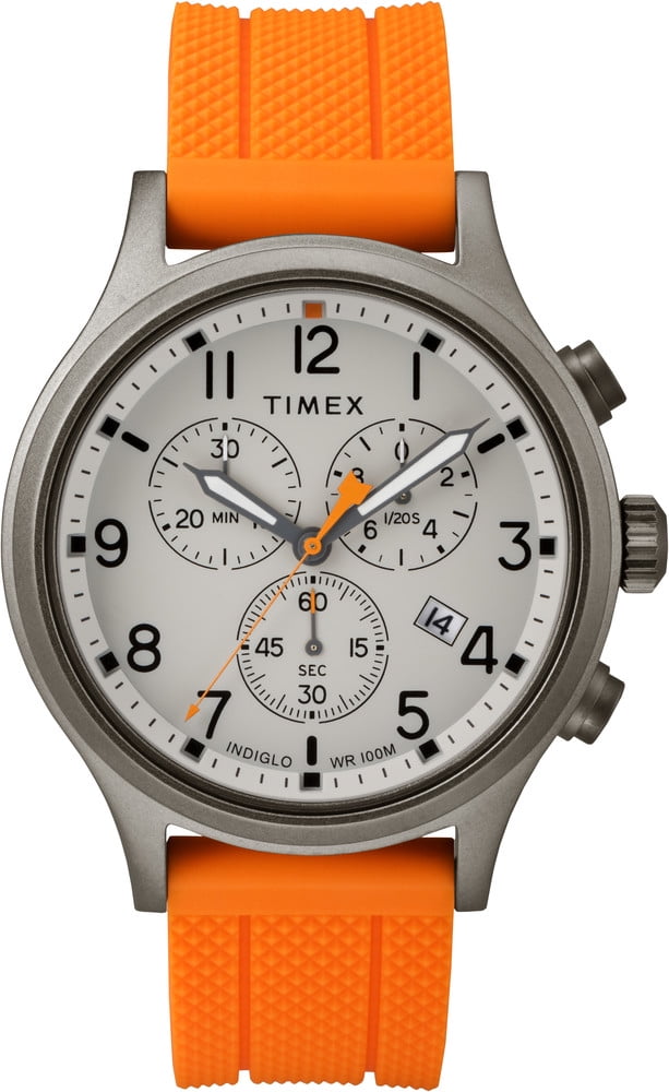 Timex Allied Chrono Gunmetal Orange