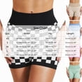 thumbnail image 3 of Women's High Waisted Chessboard Print Seamless Yoga Shorts, Shaping Workout Shorts for Yoga Fitness Skateboarding Cycling BLUE, 3 of 6