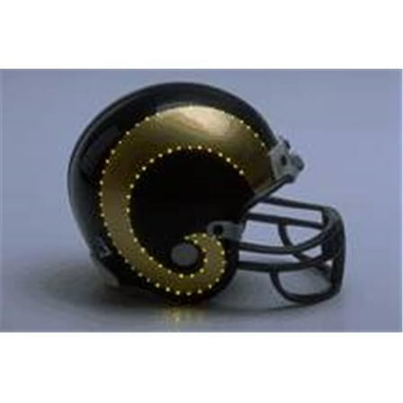 Los Angeles Rams Helmet Riddell Replica Mini VSR4 Style Fiber Optic