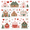 Red Nordic Christmas House, variant on Yayeee Table Runner 70 inches Long Home Kitchen Dinning Party Decoration, White Nordic Christmas House
