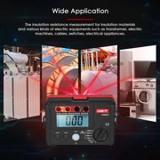 UNI-T Resistance Meter,ERYUE UT501A 1000V Resistance Meter Tester Voltmeter Tester Voltmeter w/LCD ADBEN Meter SIUKE UT501A