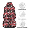 thumbnail image 5 of Sikiie Rose Flowers Car Seat Protector 2 Pack Car Seat Cushion Mat, Car Seat Covers for SUV, Truck, Van, 5 of 7
