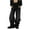 #588-Black, variant on Haivin Women's Straight Wide Leg Distressed Denim Jeans with Deconstructed Patchwork, Vintage Wash for Casual Daily Wear