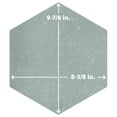 thumbnail image 4 of Merola Tile Fcd10xap Atlas Hex - Grey, 4 of 7