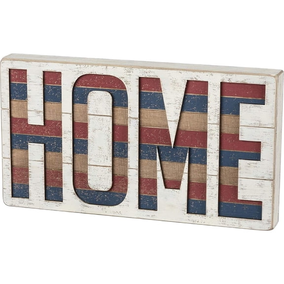 Primitives by Kathy Slat Box Sign Home Decor