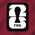 thumbnail image 4 of Playera Fexpro FIFA Fifa Playera burgundy Escudo México - MX logo Talla EG, 4 of 4